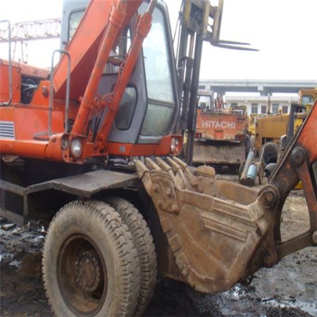 USED HITACHI EX100WD-1 WHEEL EXCAVATOR